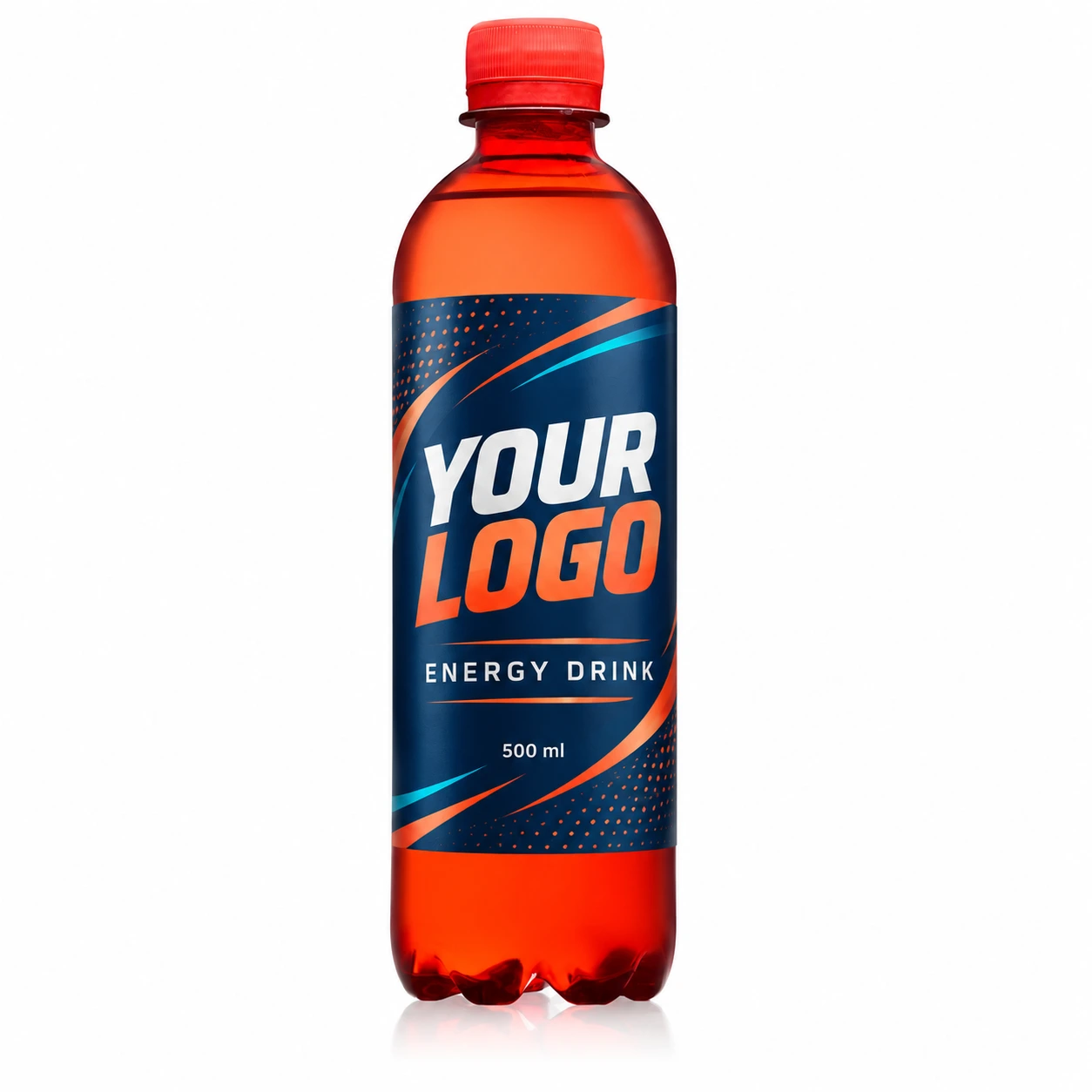Energinis gėrimas su jūsų logotipu, 0,5 l